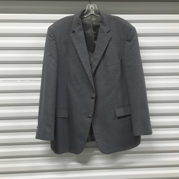 Wall Street Other - Vintage Wall Street Mens Sport Coat Suit Blazer Size 46R Gray
